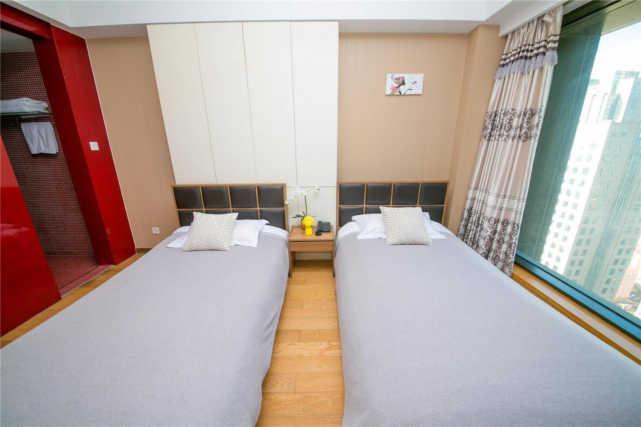 Qingdao Lejiaxuan Boutique Apartment International Convention Center Branch Exteriör bild